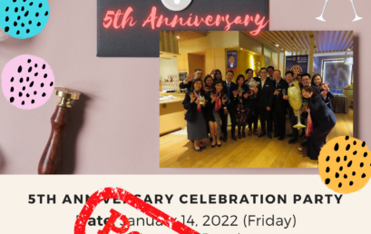 20220114 5th Anniversary Celebration Party cum Regular Meeting (Postponed)